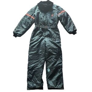 Vintage 70s Stearns Men’s Large 44-46 USA Snowmobile Suit Nylon Insulated